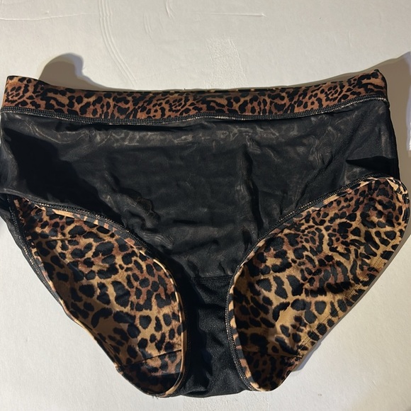 Swim by Cacique leopard‎ print High Waist bikini Swimsuit bottom size 18 NWOT - Picture 5 of 12